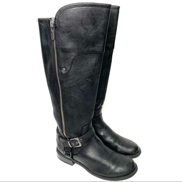 G By Guess Womens Black Harson Tall Zip 